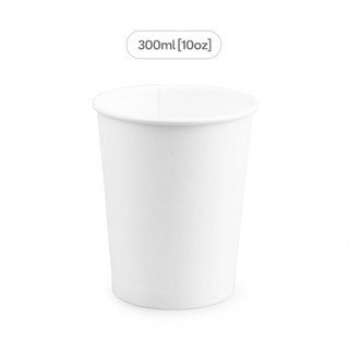 펠리스 무인쇄 종이컵 300ml, 1세트, 100개입