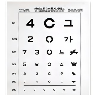 한천석 종이시력표