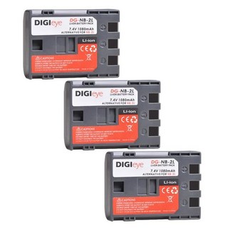NB-2L 배터리 + LCD 디스플레이 USB 충전기 캐논 호환 파워 샷 G7 VIXIA HF R10 EOS 350D XT, 05 3 battery, 1개