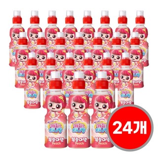 웅진 티니핑 복숭아 200ml 24입, 24개
