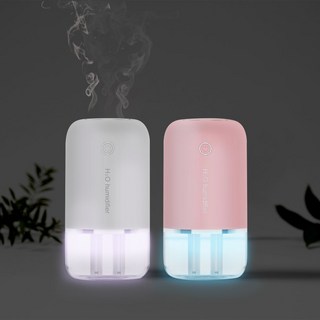 휴대용 USB 미니 무선 듀얼 가습기 (화이트), pmker1 본상품선택, pmker1 본상품선택