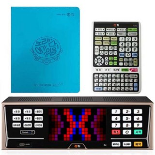 태진 K2 블루투스 노래방기계 반주기-리모콘 HDMI-3M 케이블 3RCA 포함, K2(책1권)-25년8월곡+리모콘+HDMI+3RCA