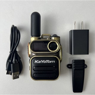 KaYoTom M11 4G LTE 핸드헬드 스마트 워키토키 5000 km 커버 글로벌 커버 POC SIM 워키토키, Copper, 1개