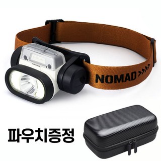 라이트헌터 파우치증정 헤드랜턴 모션센서 C타입 충전식 LED 헤드렌턴 등산 낚시 해루질 작업용, 상세페이지 참조, 1개