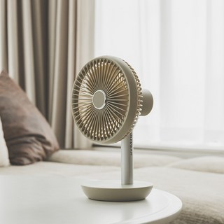 솔러스에어 좌우회전 탁상용 선풍기 STEALTH FAN AIR605TF, 베이지