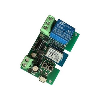 Tuya 1CH 스마트 라이프 WiFi 모멘티브 인칭 릴레이 셀프 잠금 스위치 모듈 DC 732VUSB 5V RF 블루투스 릴레이알렉사 굴지 홈과 호환되는 DIY 홈, 1CH 12V, 1개