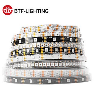 SK9822 RGB Led 스트립 조명 유사한 APA102 1m 5m 30 60 144 LED 데이터 및 시계는 개별 주소 지정 가능 IP30 65 67 DC5V, White PCB, 5m 60 IP67