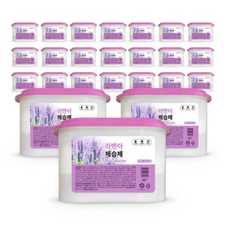비드(구슬)타입 라벤더제습제 대용량 280g 24개 장마철 습기