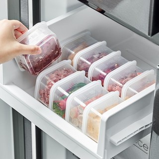 냉장고 냉동실 보관 정리용기 150ml*15P 전자레인지용 보관용기 냉동밥 보관용기, 1세트, 15개입