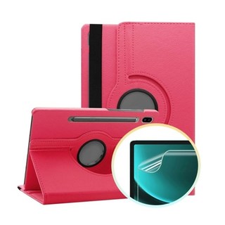 기타 갤럭시탭S9 FE 크로스 레더 케이스+액정 보호필름, 네이비/지문방지보호필름/WDC1DD3