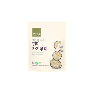 올가 현미 가지 부각 간식 40g, 1개