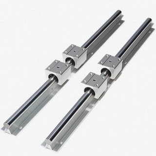 낭만샵 LM가이드 0.8m SBR 알루미늄 직선 고정밀 원형 슬라이드 광축 CNC 목공 DIY 산업용 저소음 자동화 이동레일, 1개