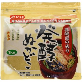 미타케 발효 누카도코 1kg 일본 츠케모노 만들기, 1kg x 1개, 1개