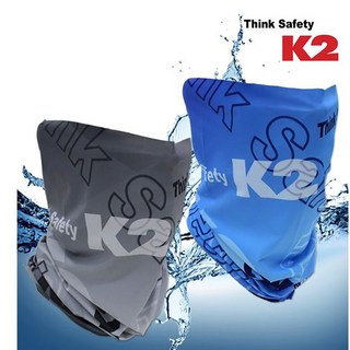K2 아이스 멀티스카프 착용 모습