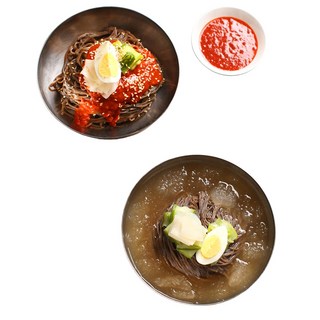 국민수라간 칡냉면 10인분 (칡 비빔냉면 / 칡 물냉면 / 칡 매운불냉면) 물냉면 비빔냉면 불냉 육수 비빔장, 1개, 1ml, 1g