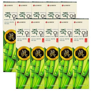 LG생활건강 죽염치약 사용 모습