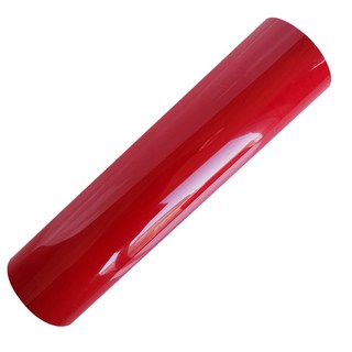 1 시트 3D 퍼프 열전달 비닐 필름 프레스 철 DIY 티셔츠 의류 베개 섬유 직물 18색상(884596), 25cmX100cm, red