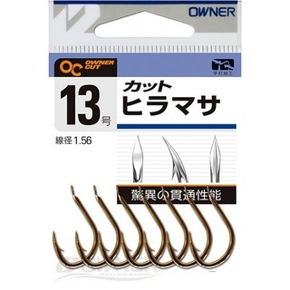 오너 컷 히라마사 부시리 바늘 금 16호, 1개