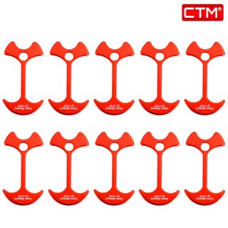 CTM 피쉬 데크펙 앵커팩10P, 와인, 1세트