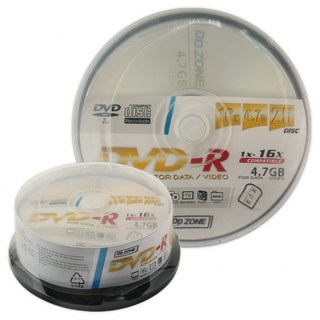 엘레무르) DD ZONE dvdr 공dvdr DVD-R 16X 4.7GB 25P (케이크)-N8, 1개, 상세페이지 참조
