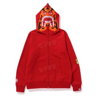 어베이싱 에이프 BAPE 베이프 타이거 풀집업 후디 4칼라