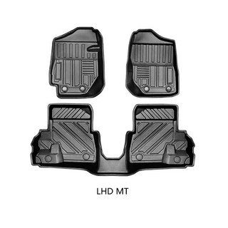 스즈키 짐니 2019-2022 JB74 64 용 3D TPE LHD 바닥 매트 블랙 라이너 둘러싸인 카펫 4x4 액세서리, 03 Left hand driver MT
