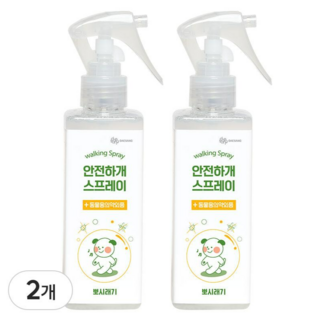 뽀시래기 안전하개 산책 스프레이, 200ml, 2개