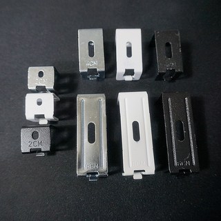 커튼 레일 블라인드 2cm 4cm 6cm 높이조절 브라켓 부품, 2cm (목재 나사 2.5cm), 1개, 블랙