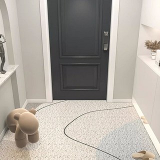 엠엔독 현관 코일 매트 80 x 120cm, 1개, 살구그레이