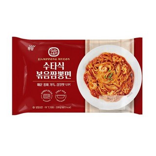 수타식 볶음짬뽕면 냉동, 5개, 330g