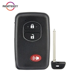쿠쿠스토어 REMTEKEY 스마트 키 Fob 열쇠가없는 출입 원격 쉘 케이스 HYQ14AAB/HYQ14ACX/HYQ14AEM Toyota P, 06 3Buttons-Panic