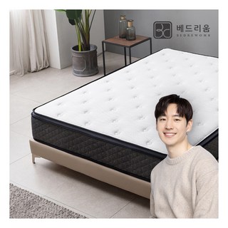[금성침대X베드리움] 피날레 LED 호텔침대Q-NEW 노블아워 유로탑, 브라운