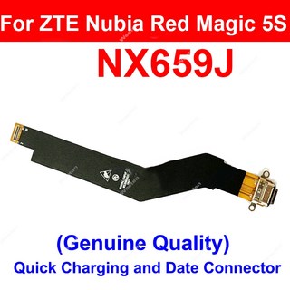 ZTE 누비아 레드 매직 5G 5S NX659J USB 충전기 포트 플렉스 케이블 도크 커넥터 교체, 02 Red Magic 5S