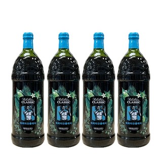 모린다 노니 타히티안 클래식 1000ml 4병 + 새부리마스크 10 선물, 1L, 4개