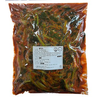 [시즌기획상품] 영심푸드 전라도식 국내산 열무김치 3kg 물냉면 2인분(육수포함) 증정 기획, 1개