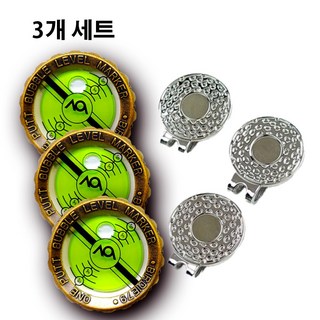 [숏퍼팅필수품]버디79-원펏버블레벨마킹 정확한 라이체크와 퍼팅선 정렬에, 3개