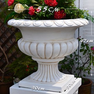 로마기둥 화분 유럽풍 가든 장식 정원 인테리어 웨딩 유럽식 가드닝 그리스 조경 신전, 1개, 광택 형식