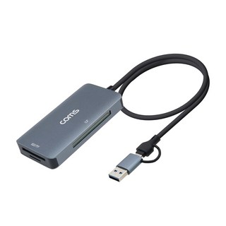 멀티 C타입 USB3.0 CF TF 마이크로 SD카드리더기 메모리 어댑터 젠더 블랙박스리더기 핸드폰 스마트폰, 1개