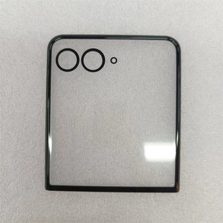 전면 터치 패널 LCD 디스플레이 유리 수리 부품 모토로라 모토 레이저 50 / 울트라 XT2451 용 외부 화면 및, 01 Black With OCA, 1개