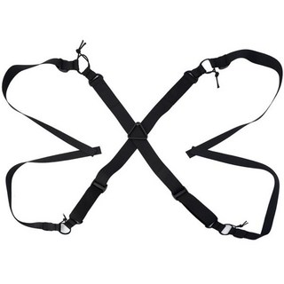 전술 경찰 헤비 듀티 벨트 서스펜더 사용 모습