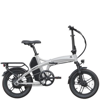 퀄리 엑스트론 프로 미니 유압브레이크 48V 500W 10AH 16인치 전동 전기자전거, 1개, 140cm, 그레이(PAS스로틀겸용) 10AH