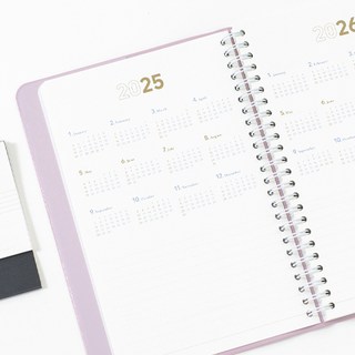 2025 스프링 다이어리 위클리 주간 업무용 오피스 플래너, 01.핑크캐시미어
