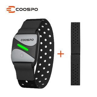 심박수측정기 심전도측정기 COOSPO-HW807 HRV 심박수 모니터 완장 광학 야외 피트니스 센서 블루투스 5.0 ANT + IP67 러닝 사이클링 Wahoo, 1개, 1)WHITE, 1개입