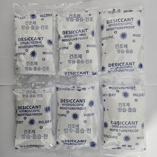 3D 프린터 필라멘트 건조 보관함, 실리카겔 건조제 50g 6개입-재사용 가능