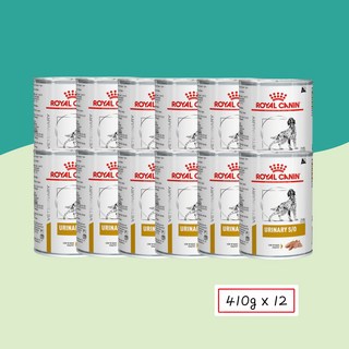 로얄캐닌 독 유리너리 S/O 캔 410g 12개 1박스 습식 처방사료, 닭