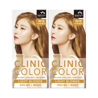 꽃을든남자 크리닉 칼라 N10 아주밝은황금빛, N10황금빛갈색, 2개