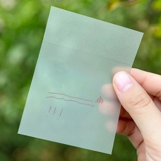 반투명 점착 메모지 7.5x9 50매, 상세페이지 참조, 상세페이지 참조, 상세페이지 참조