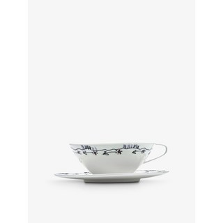 마르니 케이크스탠드 Serax x Marni Anemone Milk flower-motif bone-chine tea cup and saucer set of two, 2개