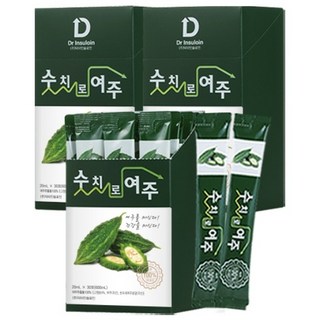 숫치로여주즙 100% 무농약 여주즙 HACCP인증 상시제조, 3박스, 30포X3박스 (총90포), 600ml