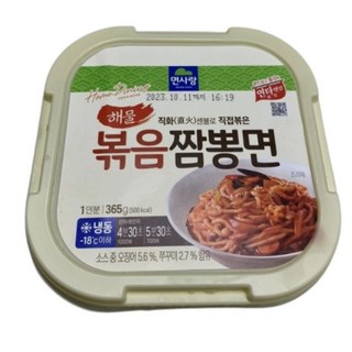 면사랑 해물 볶음짬뽕면 1인분 2개 낱개 px 볶음면 365g, 368g